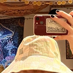 patchwork bucket hat